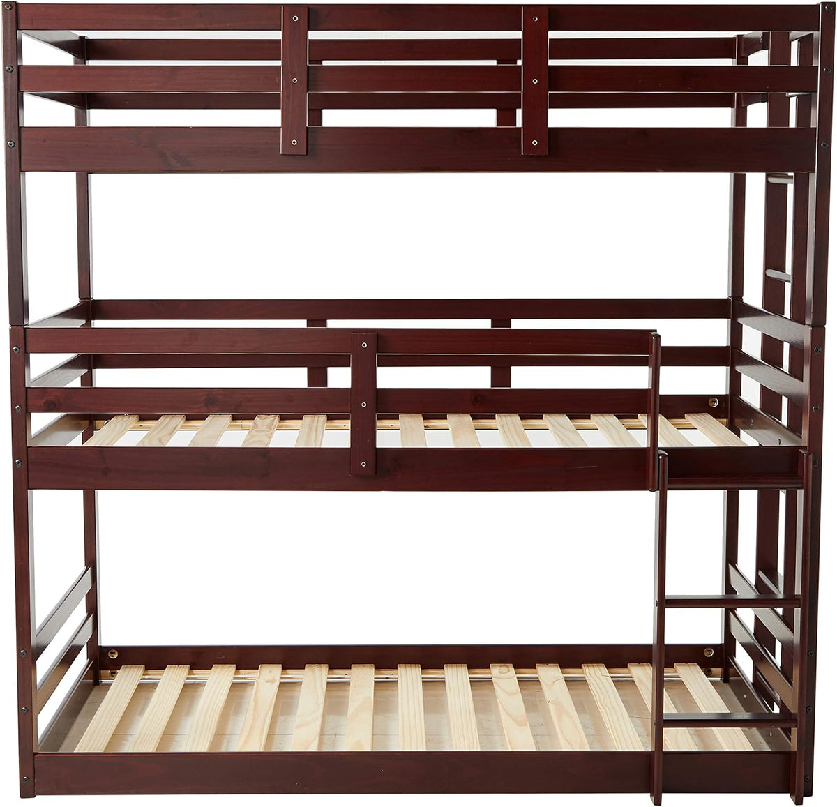 Dark Cappuccino Kids Triple Bunk Bed G60247