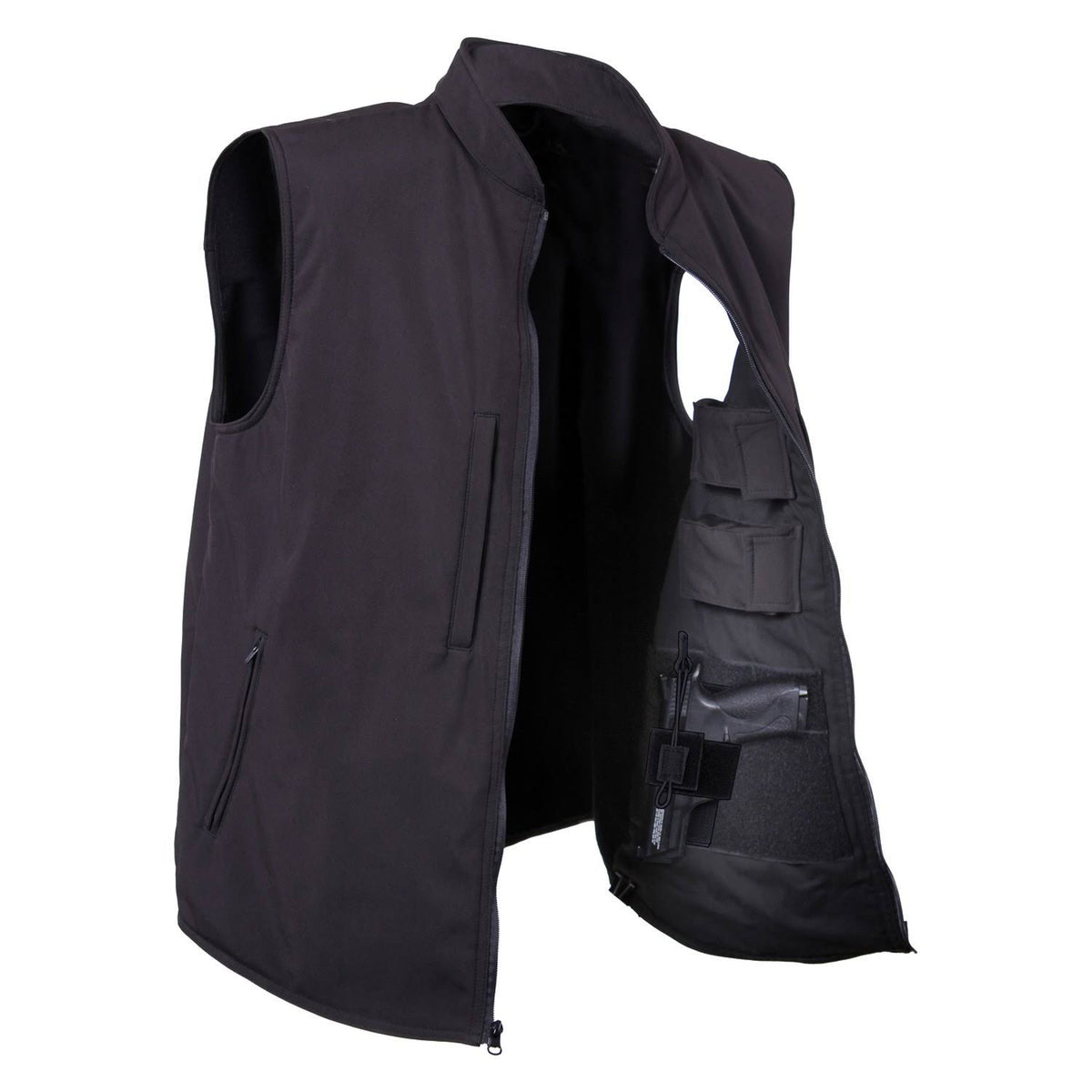 Black 4XL Soft Shell Vest A79417