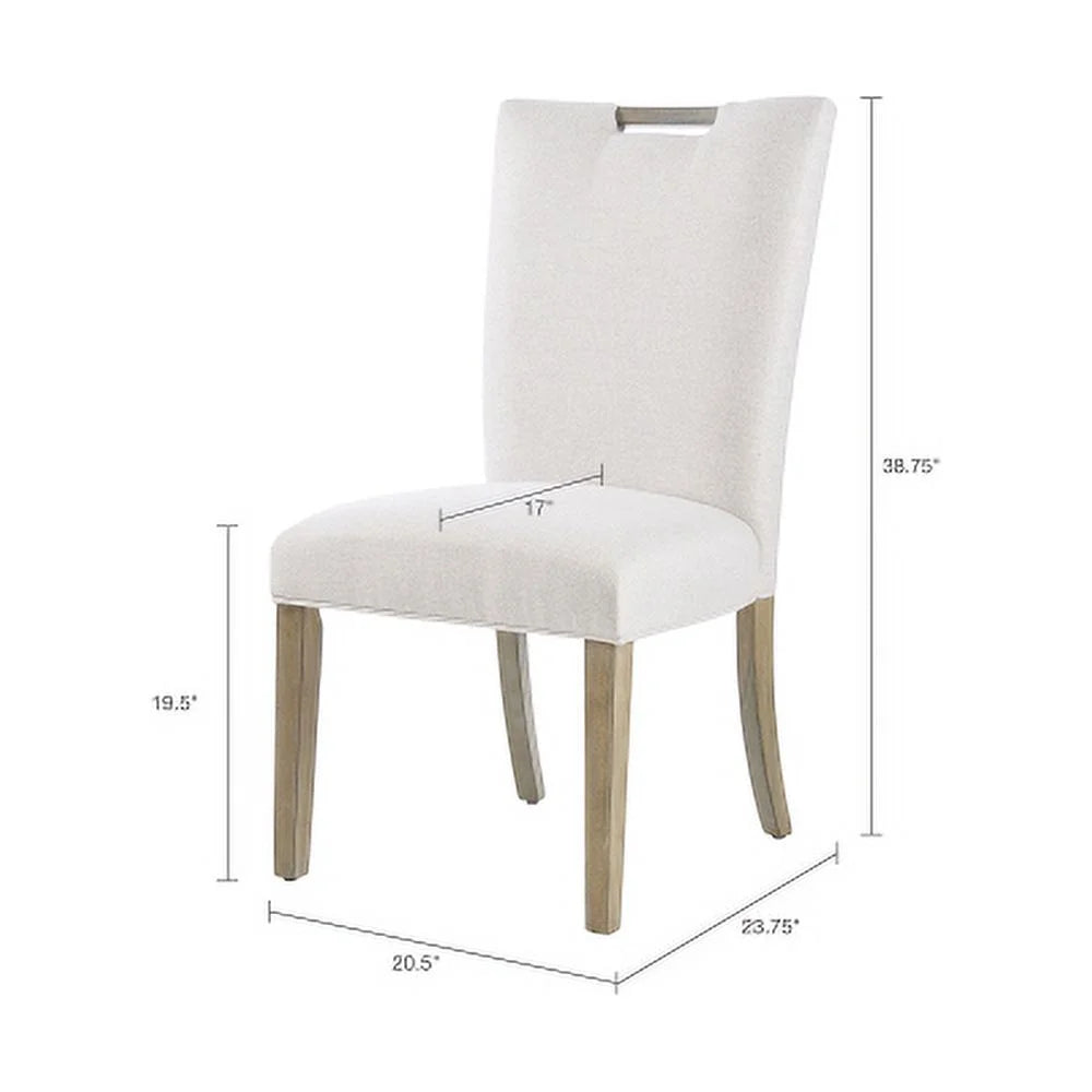 Dining Chair Set of 2 Natural Q8070