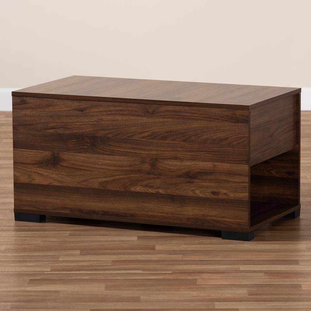 Walnut Brown Finished Cat Litter Box Cover House D8611