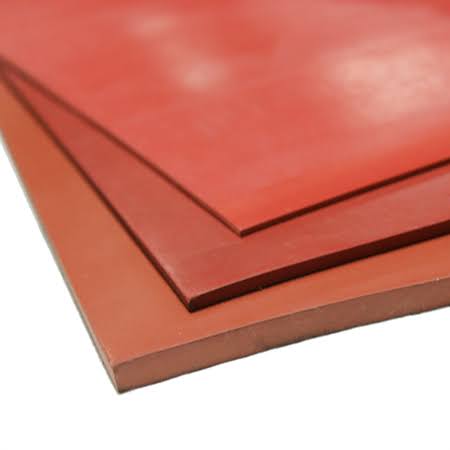 Red SBR Sheet 1/16 in x 22 in x 3 ft W x 12 ft L H3373