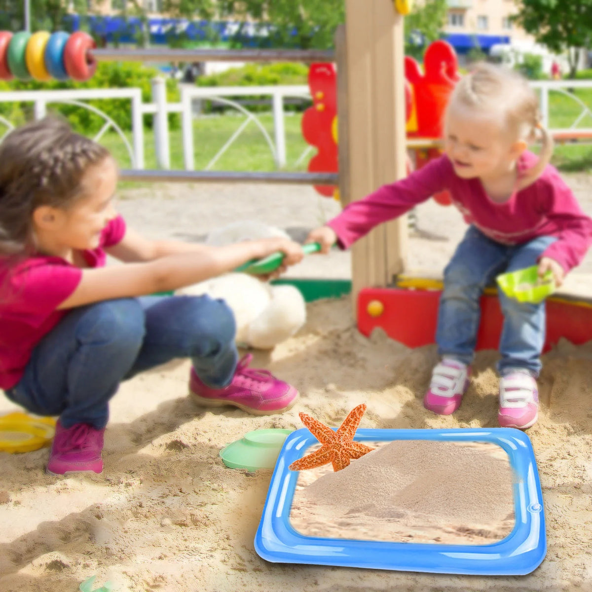 Inflatable Sand Table Toy with Air Cushion Q957