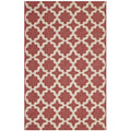 Multi Red Moroccan Style Fabric Area Rug K607772