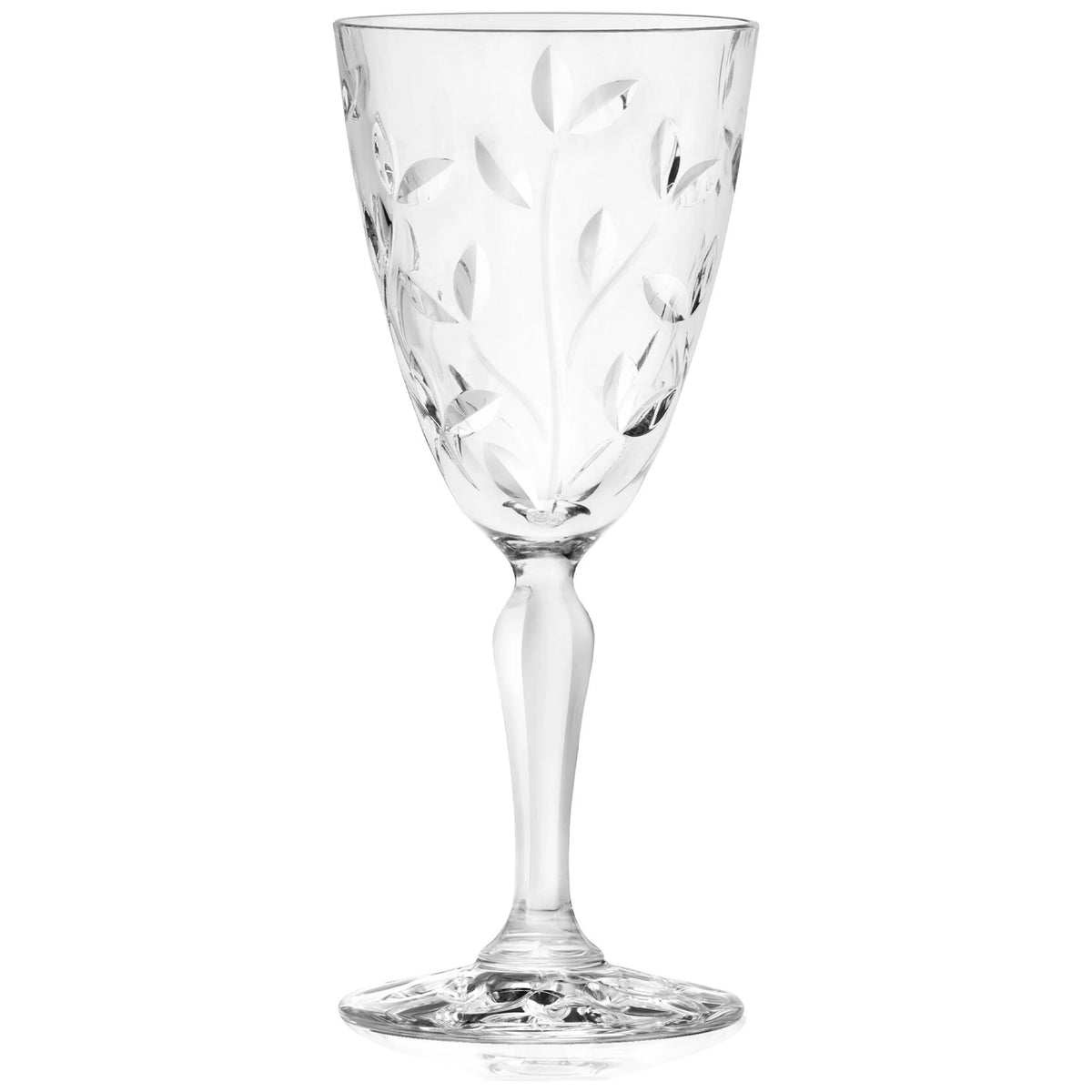 Glass Wine Goblets 7.7 Oz Set of 6 V36284
