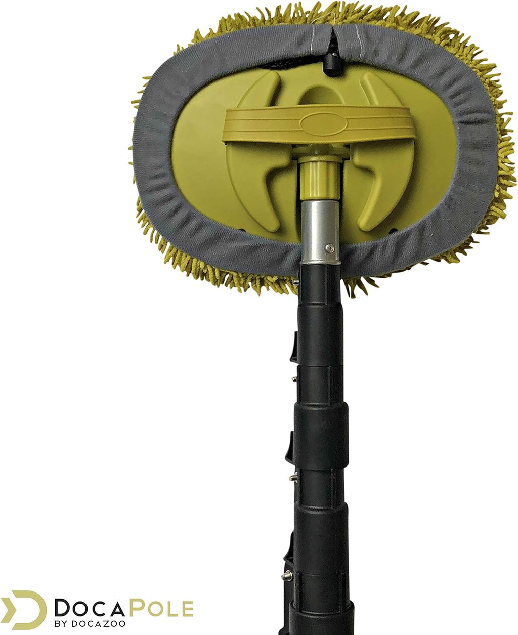 Wall Duster with Telescoping Pole and Chenille Microfiber Cleaning Head A778325