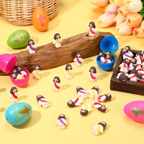 100 Pack Mini Jesus Figurines Multicolor F999150