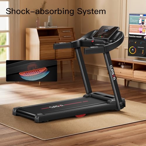 Home Folding Treadmill with Pulse Sensor, 2.5 HP, 7.5 MPH, 265 LBS Capacity K2178
