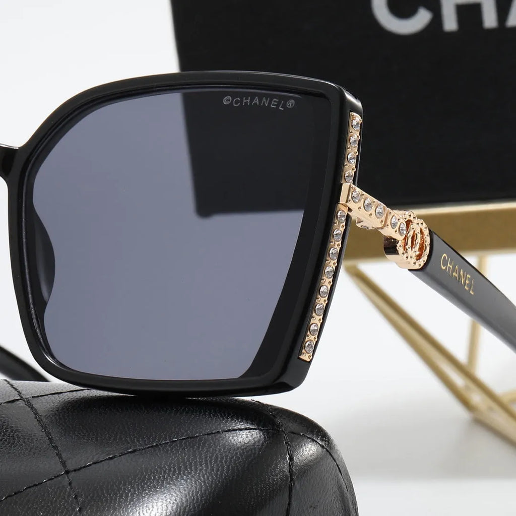 Rhinestone Polarized Sunglasses X52841