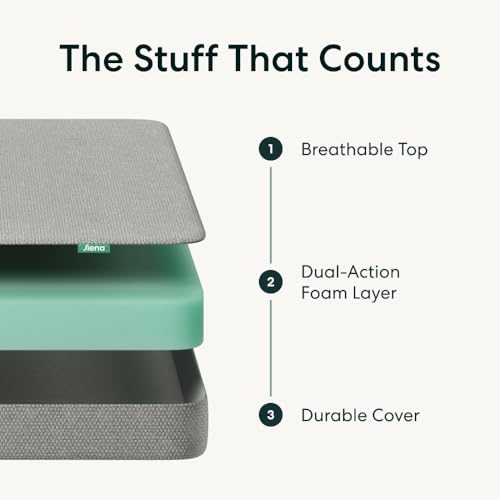 6" Full Foam Medium Firm Mattress in a Box I8285