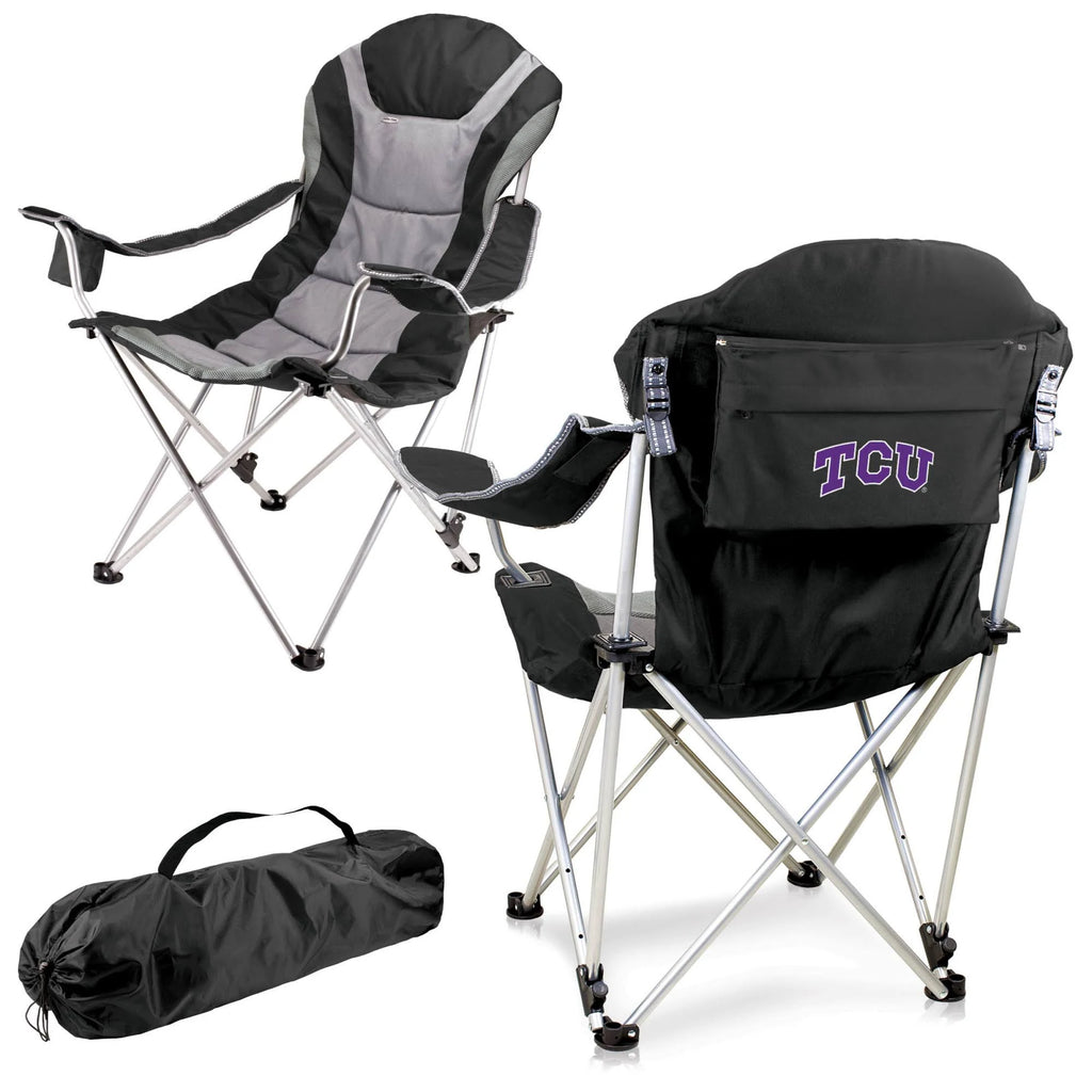 Black Reclining Camp Chair L71555