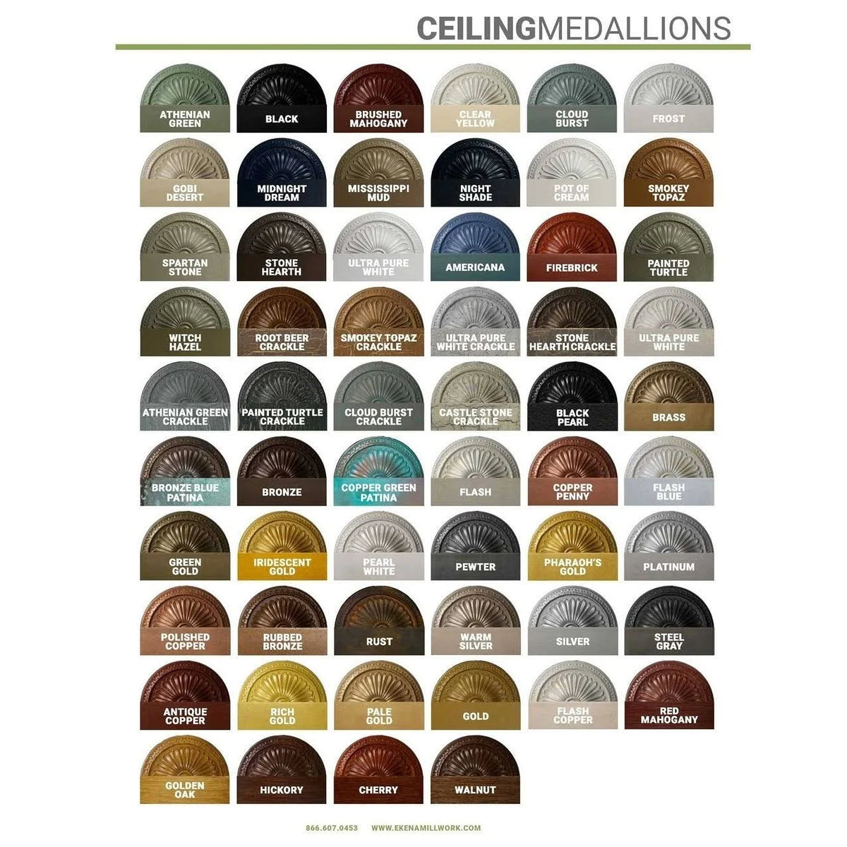 24x22OD x 4x22ID x 1 1/2x22P Ceiling Medallion Q932944