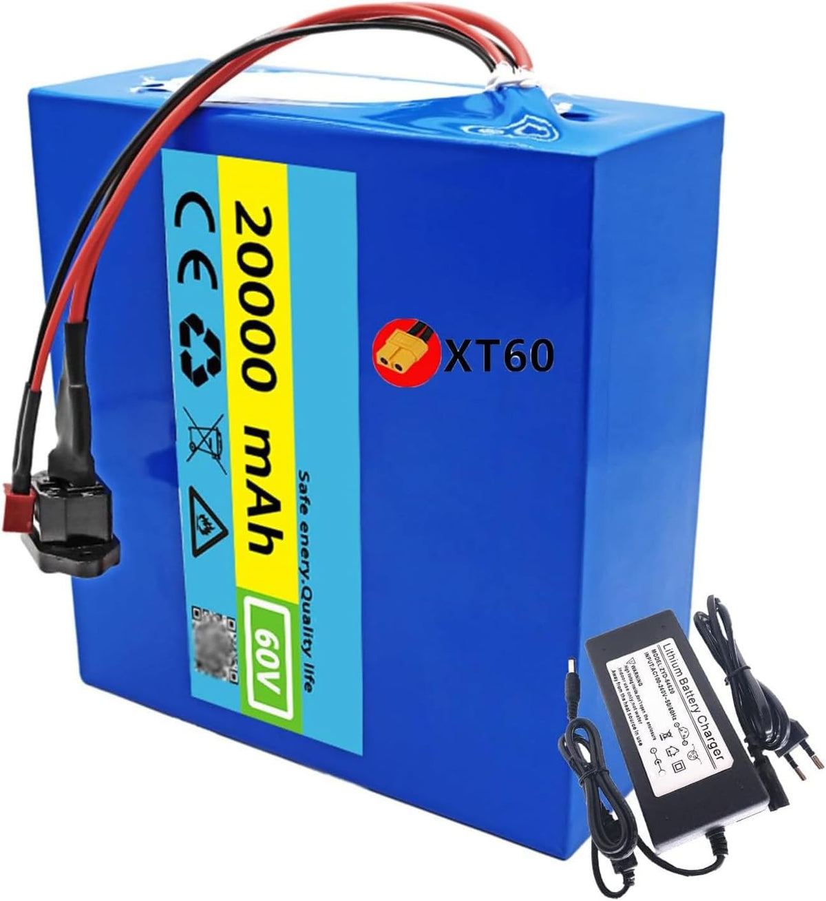 60V 20Ah Lithium-Ion Battery Pack for Electric Bicycle Scooter T165