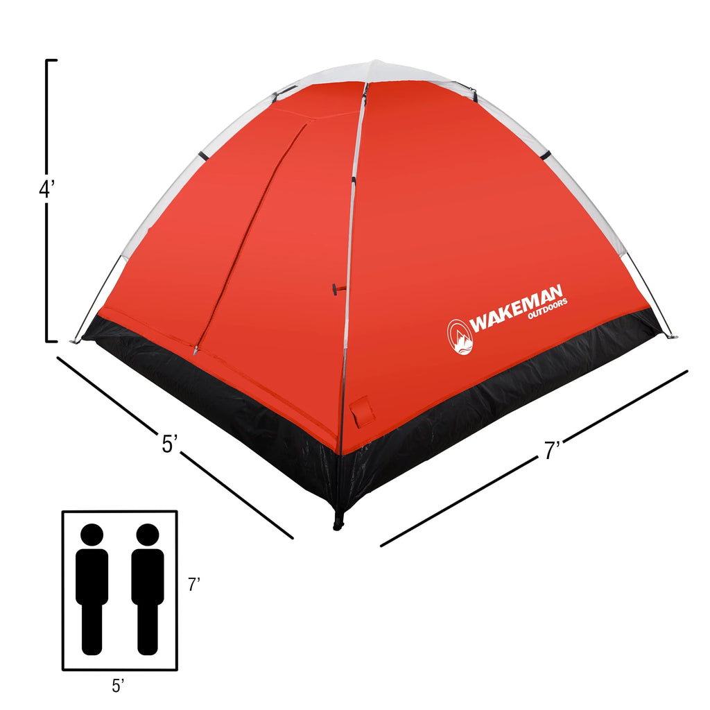 2-Person Water Resistant Dome Tent with Carry Bag N2432