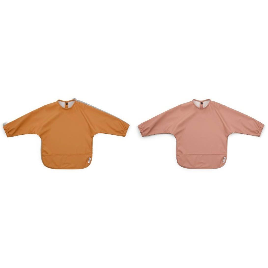 Waterproof Bib 2 Pk Dark Rose Mustard M4963