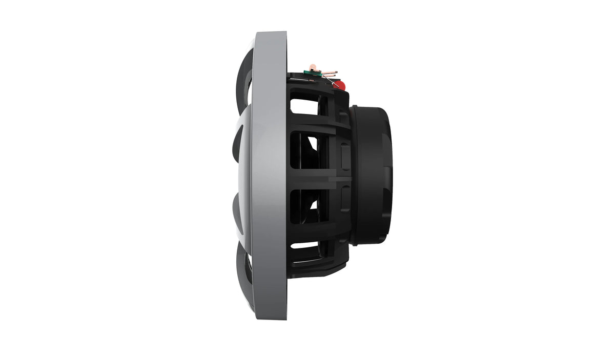 Marine AM/FM/BT Stereo with 1 Pair 6.5" RGB Marine Coaxial Speakers Q6344