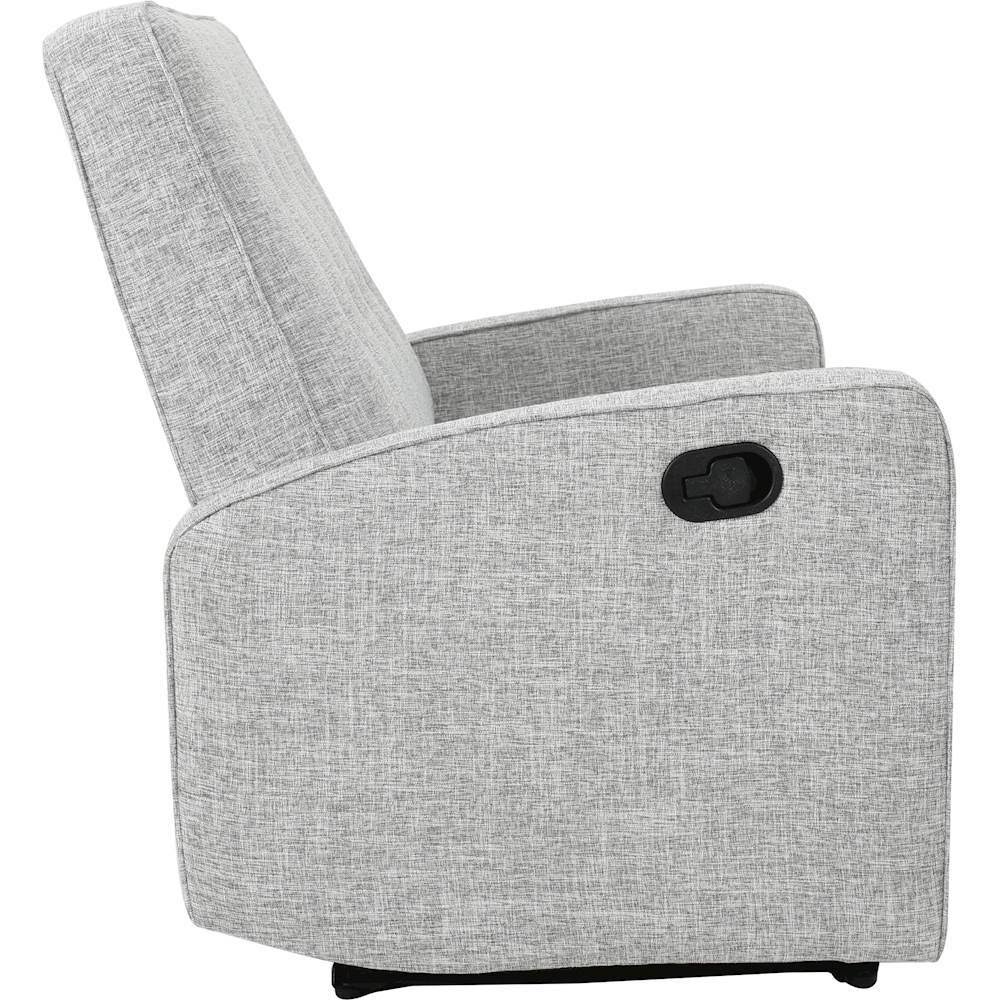 Light Gray Tweed Loveseat Recliner G9802