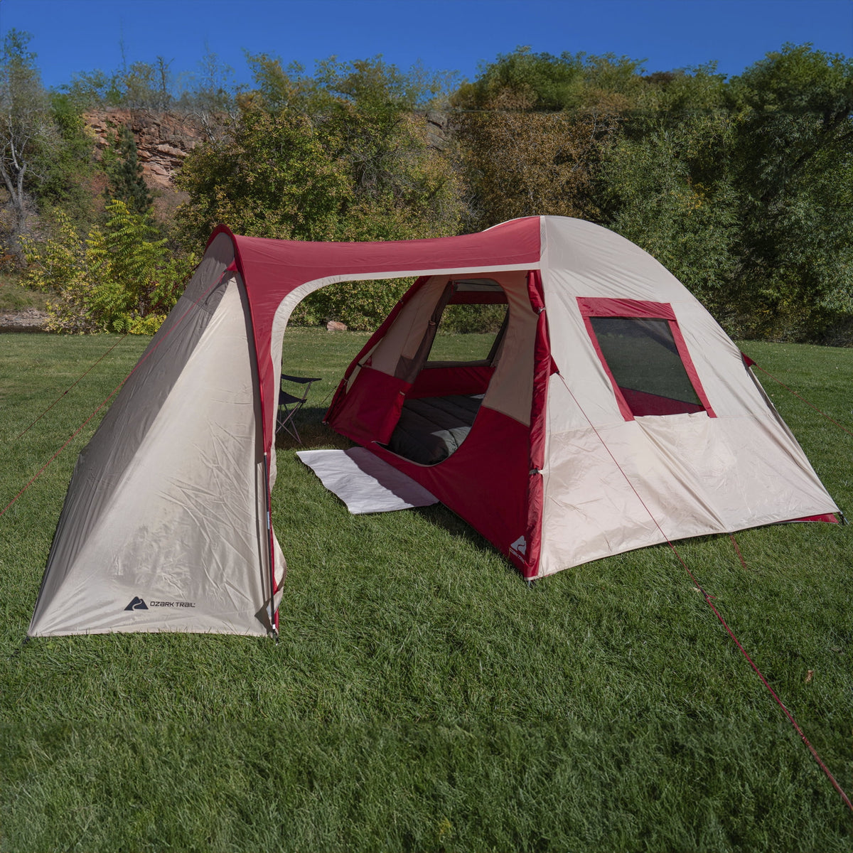 6 Person Dome Tent with Sitting Area 15 ft. x 11 ft. Y412