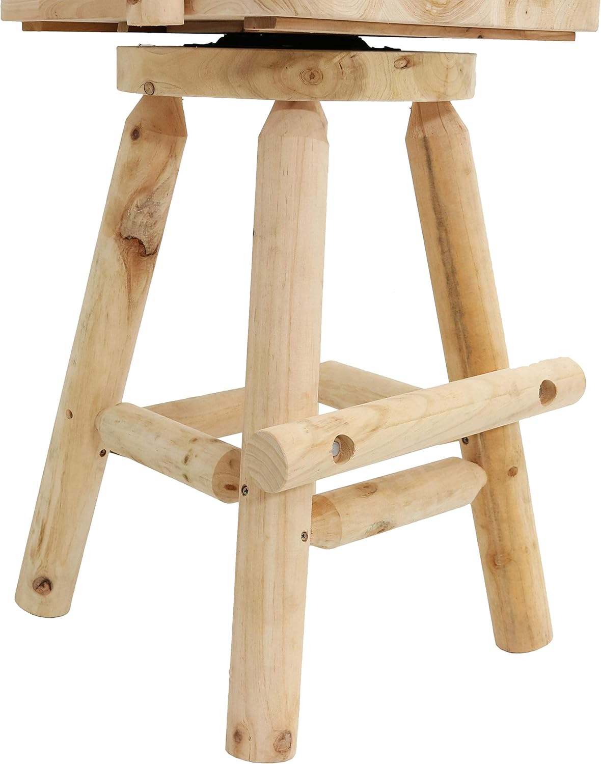 Unfinished Wood Bar Stool H7312