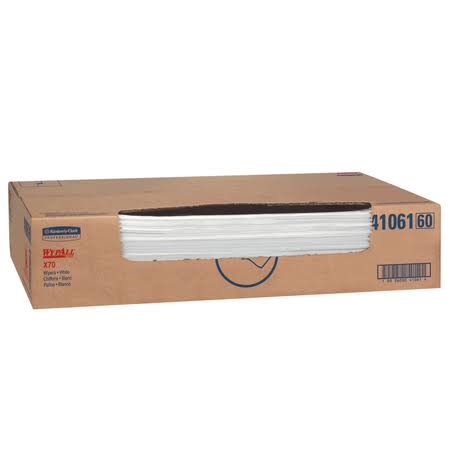 White 29 4/5 x 16 3/5 Wipers, 300/Carton D7808