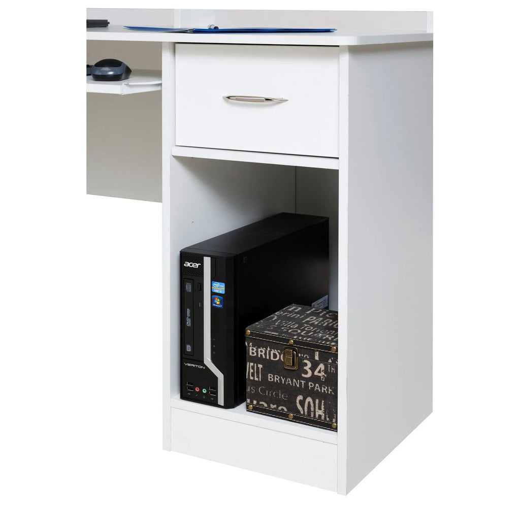 Computer Desk Hutch with Pull-Out Keyboard O555