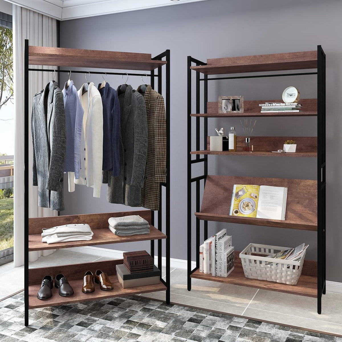 5-Tier Adjustable Bookshelf C912577
