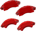 Red Brake Caliper Covers Set of 4 Q4154