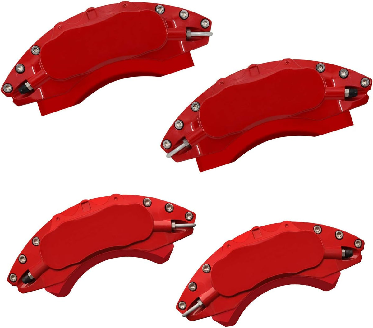 Red Brake Caliper Covers Set of 4 Q4154