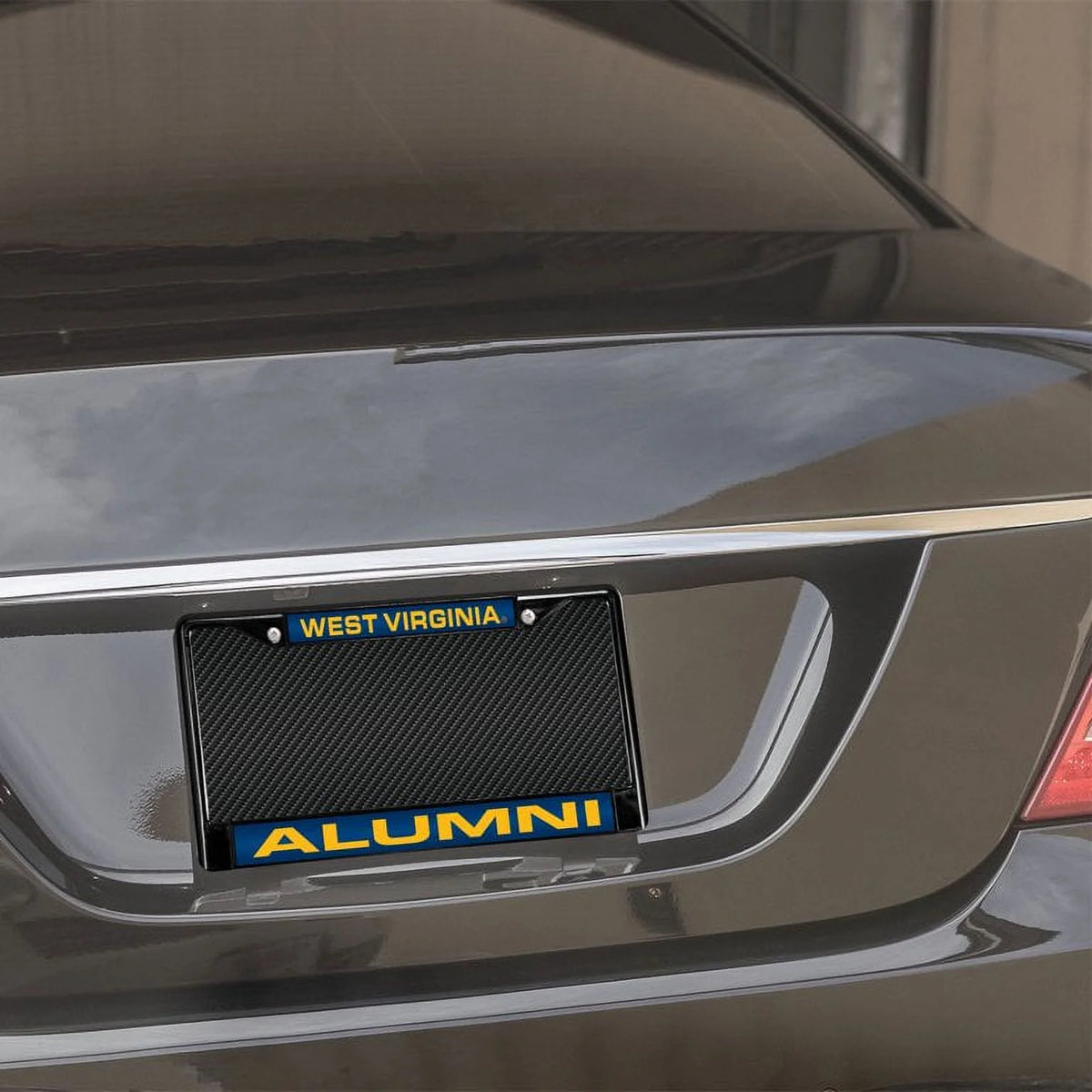 Black Metal Set of 2 License Plate Frames C3320