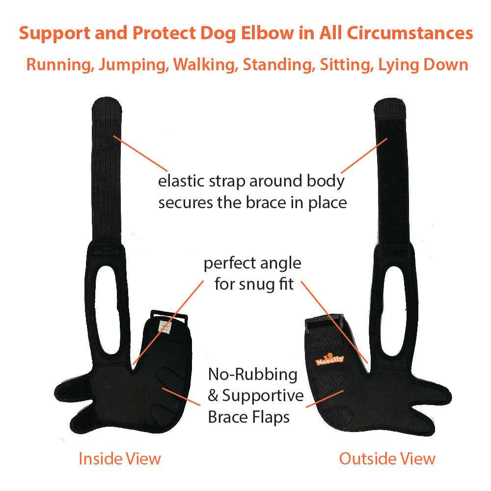Dog Elbow Brace Protector Pads E6219