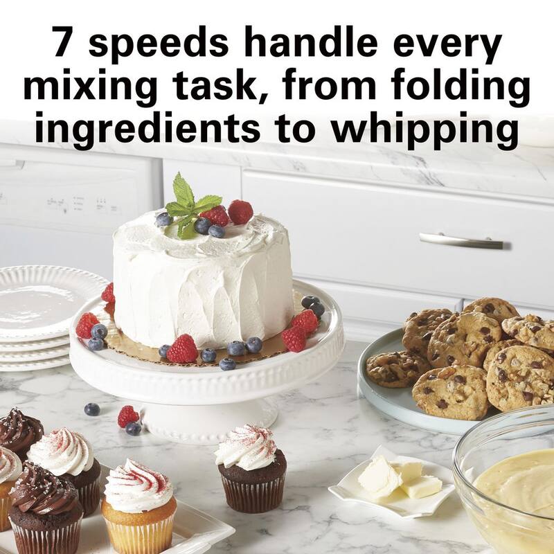 4 Quart 7-Speed White Stand Mixer I195058