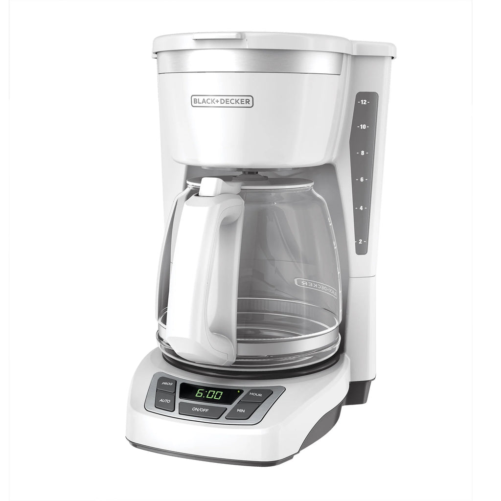 White 12-Cup Programmable Coffeemaker X316931