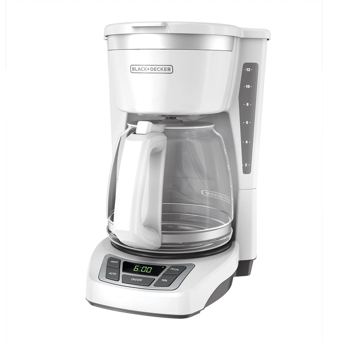 White 12-Cup Programmable Coffeemaker X316931