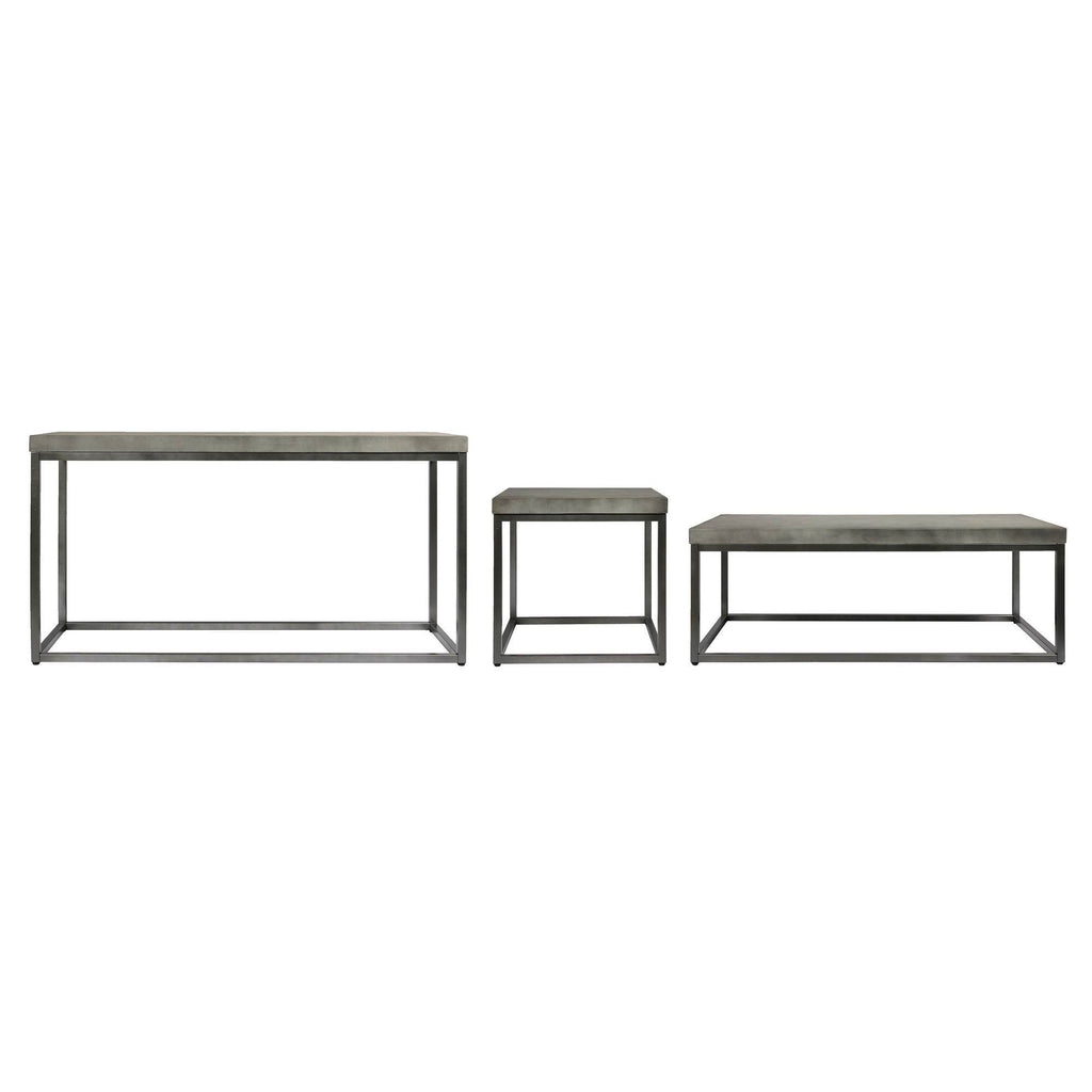 Concrete Finish End Table S2716