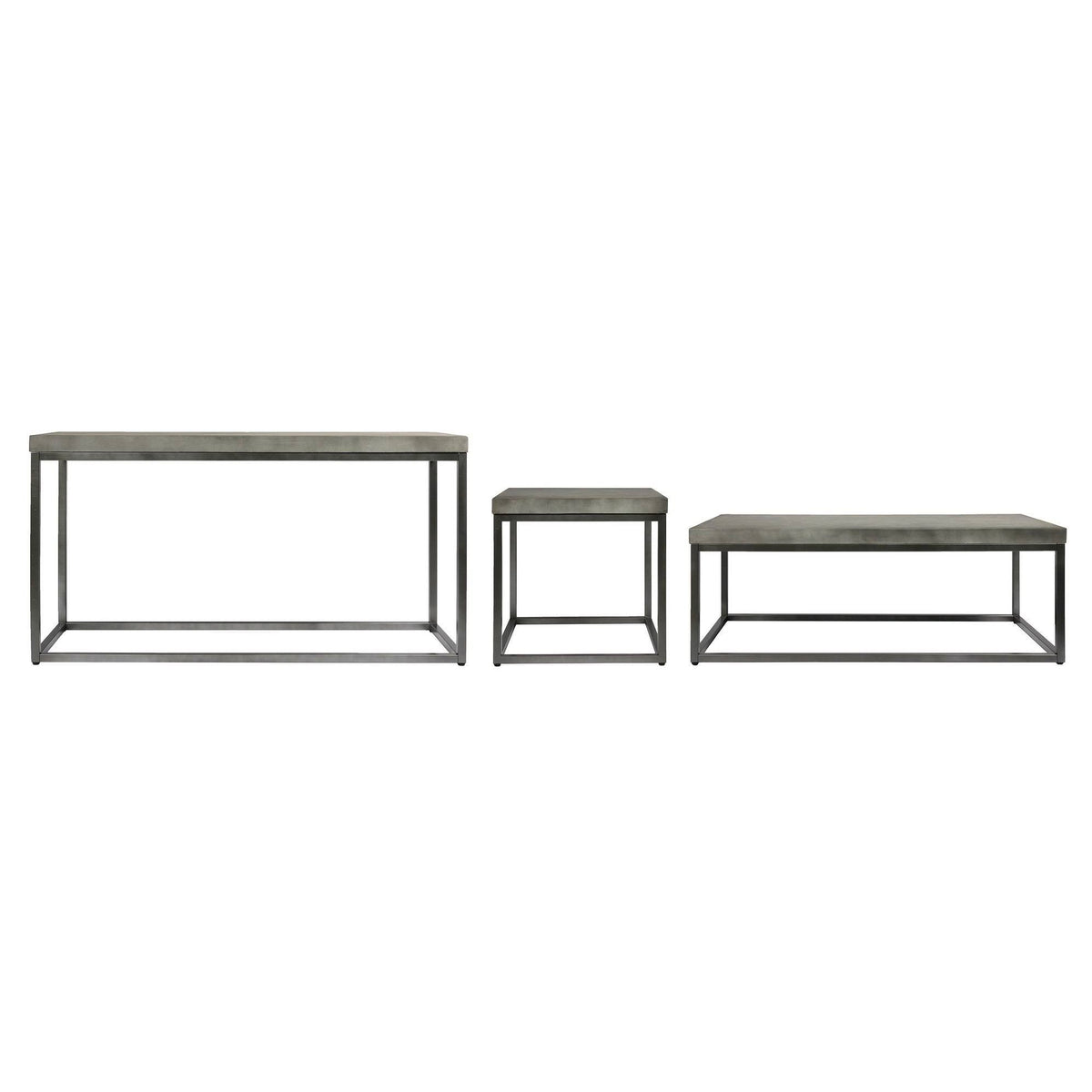 Concrete Finish End Table S2716