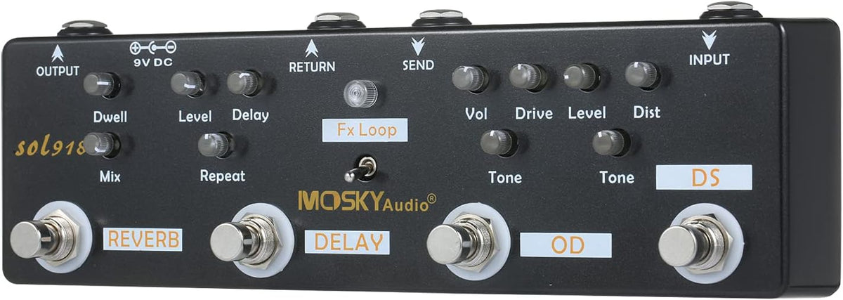 5-in-1 Multi Effect Guitar Pedal H9707