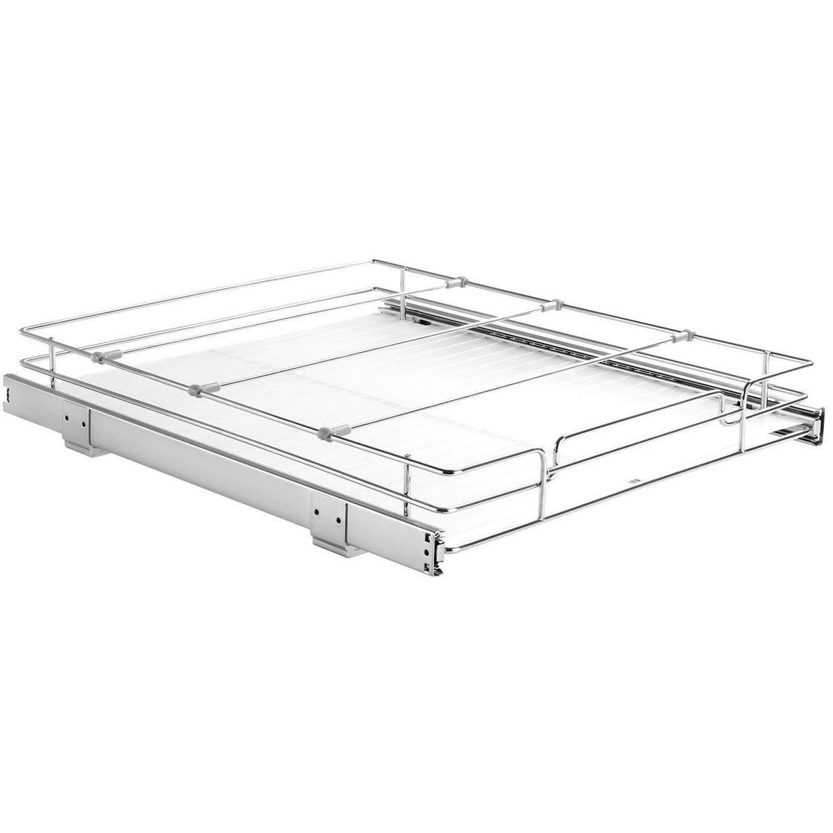 Chrome Steel Pull Out Cabinet Organizer O244288