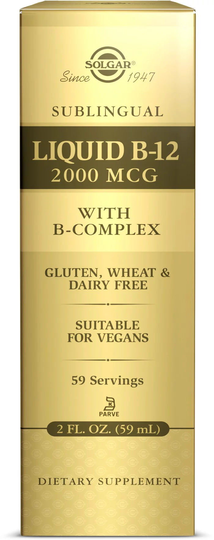 Sublingual Liquid B-12 2000 mcg with B-Complex Pack of 3 L87929
