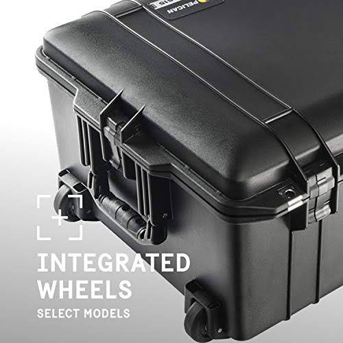 Black Wheeled Check-in Case With Foam D3860