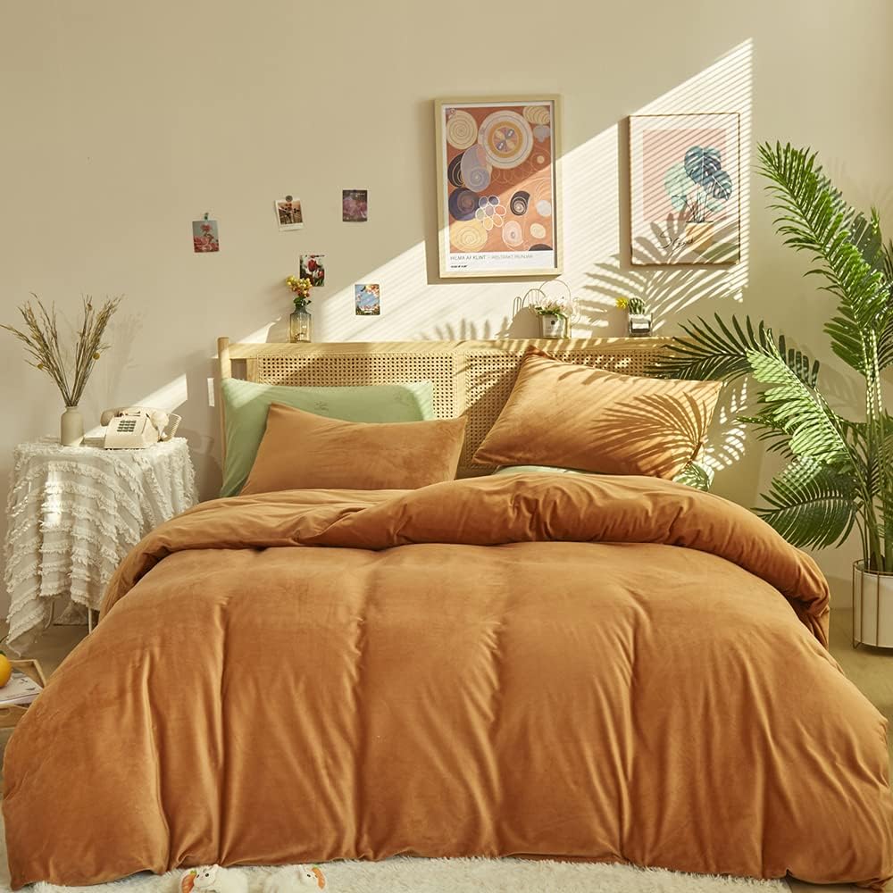Yellow Floral 3Pcs Queen Comforter Set H735699