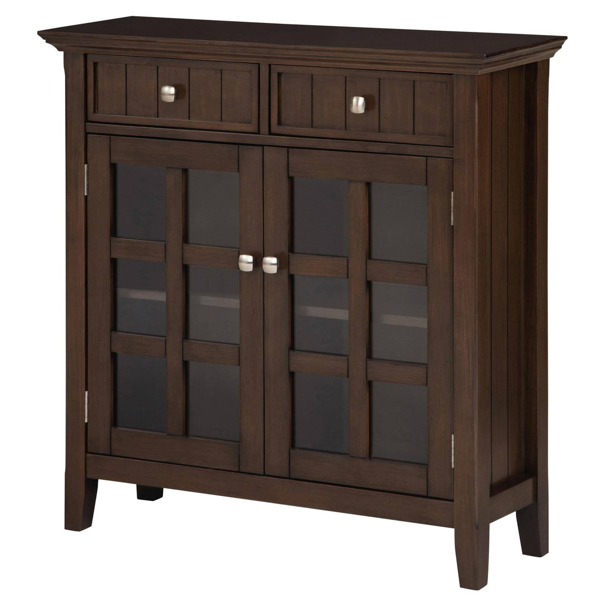Solid Wood 36 inch Wide Rustic Storage Cabinet Y74661
