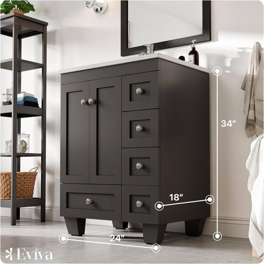 24" x 18" Espresso Bathroom Vanities H487922