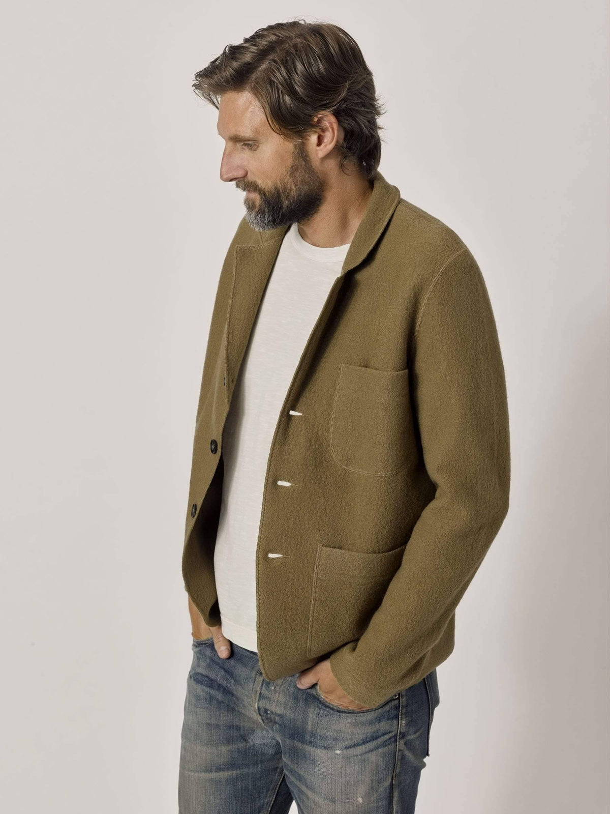 Felted Chore Coat Z116858