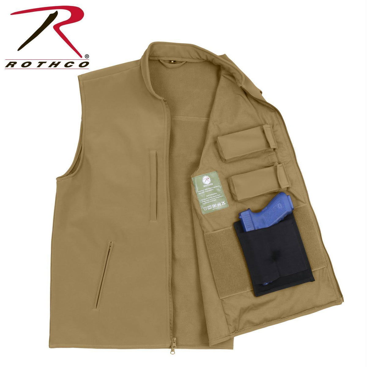 Black 4XL Soft Shell Vest A79417