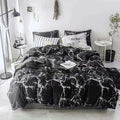 Yellow Floral 3Pcs Queen Comforter Set H735699