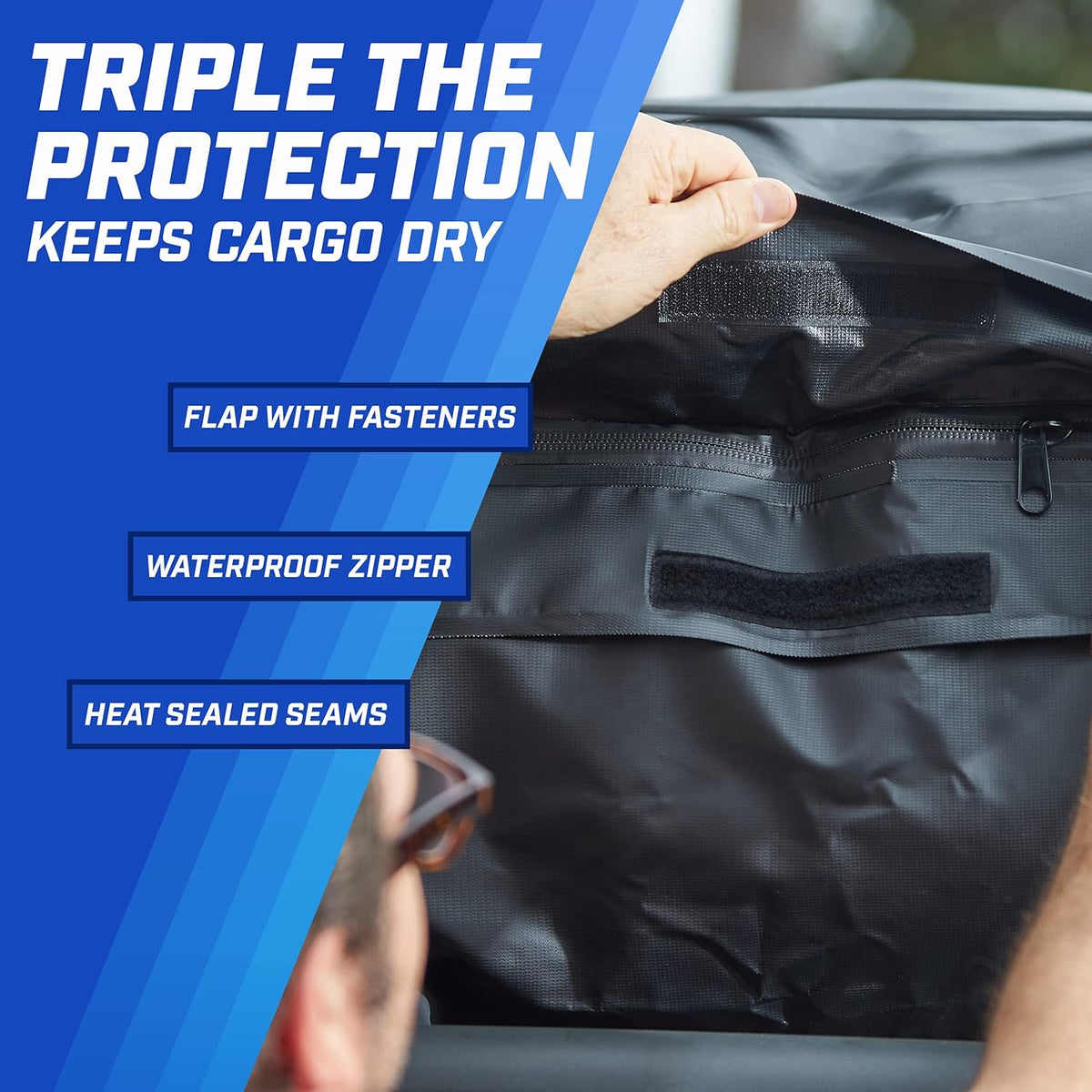 16 Cubic Foot Waterproof Rooftop Cargo Carrier W8884