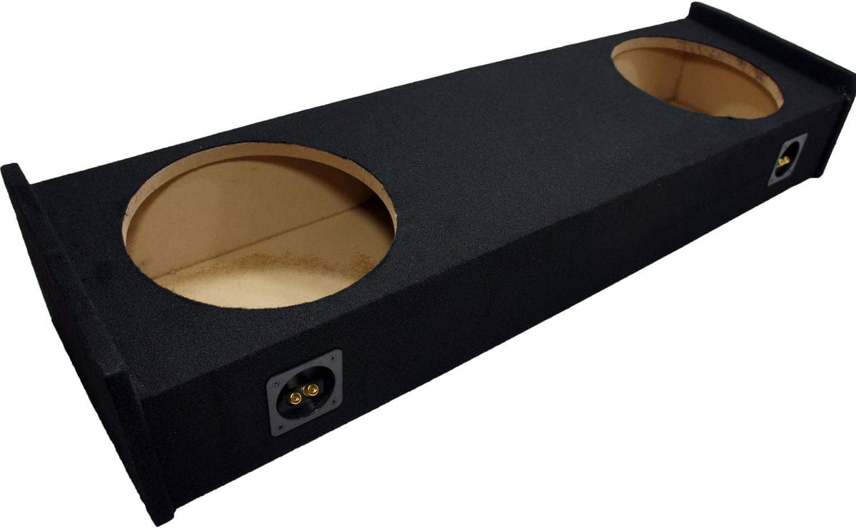 Compatible with Ford F-150 Super Cab Truck 1997-1999 Amplifier and Dual 12 Sub Box Enclosure K6026