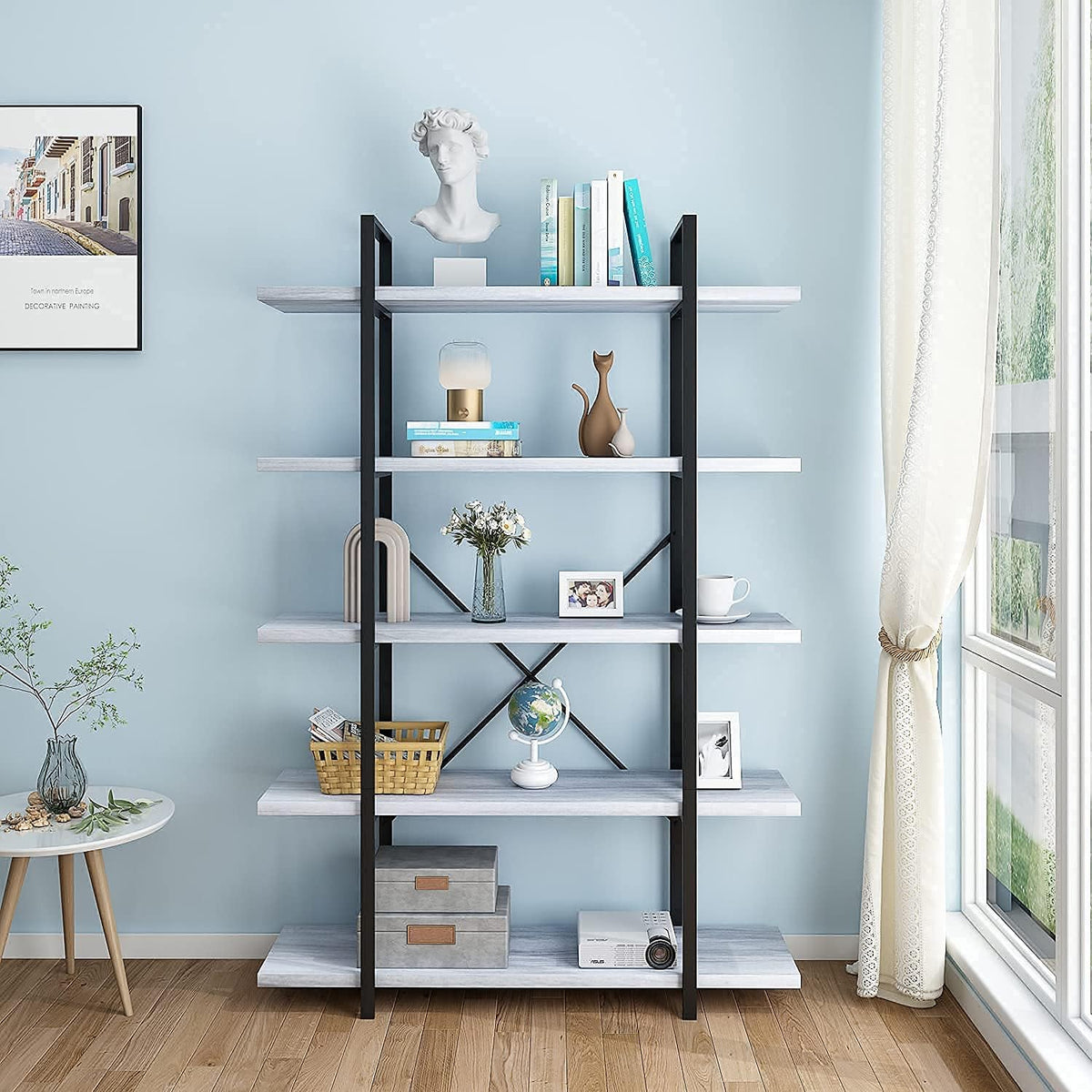 5-Tier Adjustable Bookshelf C912577