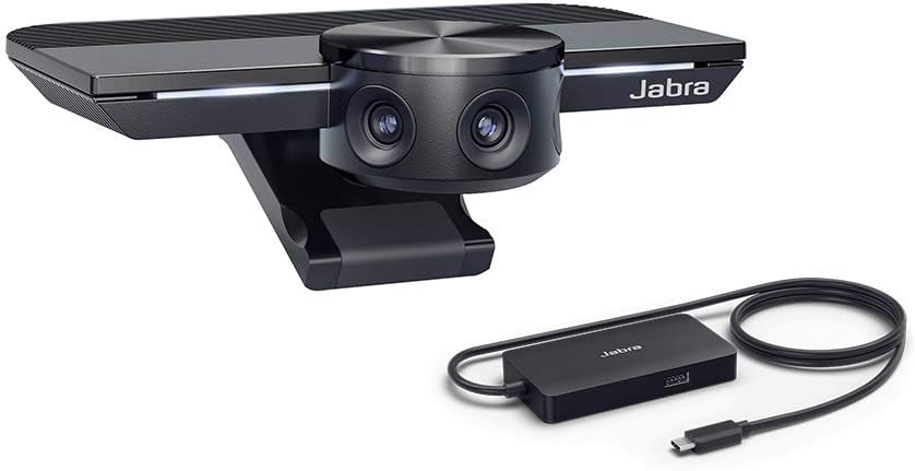Jabra PanaCast with Jabra Speak 710 MS Wireless Bluetooth Speaker and Jabra PanaCast USB Hub and Jabra PanaCast Wall Mount Bundle R2592