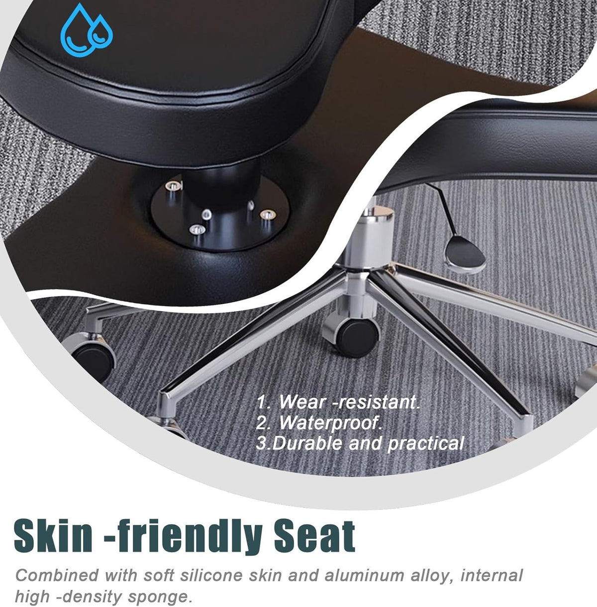 Adjustable Armless Kneeling Chair Q3788