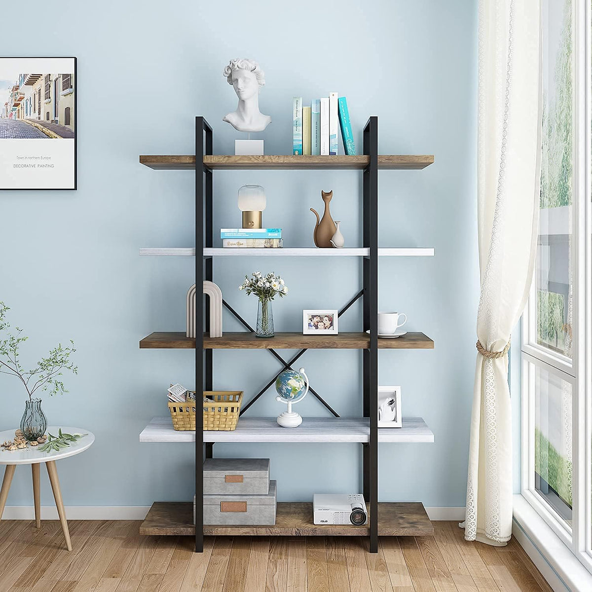 5-Tier Adjustable Bookshelf C912577